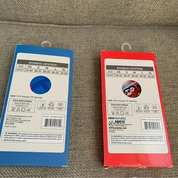 The Hipster Underwear Novelty Panties Womens Size Small Popeye Sugar Babies - Picture 5 of 6